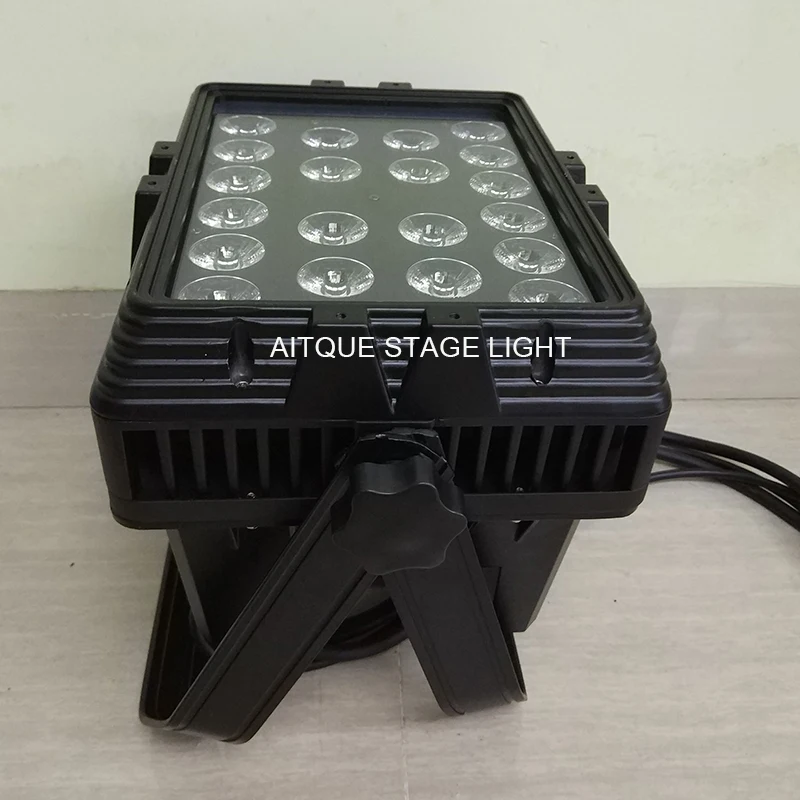 Уличный настенный прожектор 20x15 Вт ip65 rgbwa уличный светодиодный светильник dmx 2 шт. |