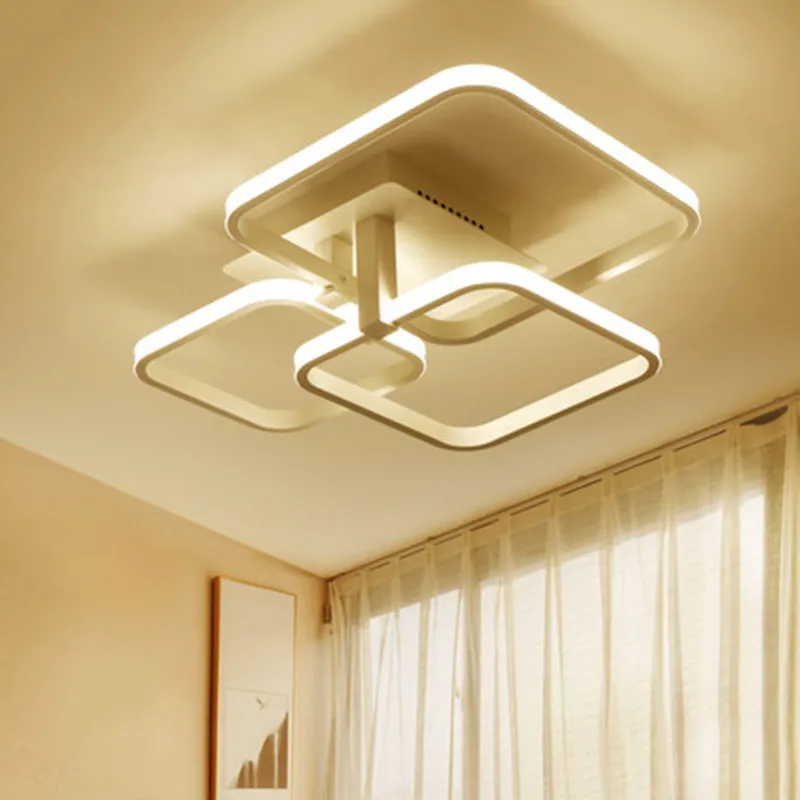 Living room lights simple modern acrylic and silica gal led ceiling lamp Nordic lighting creative romantic warm | Освещение