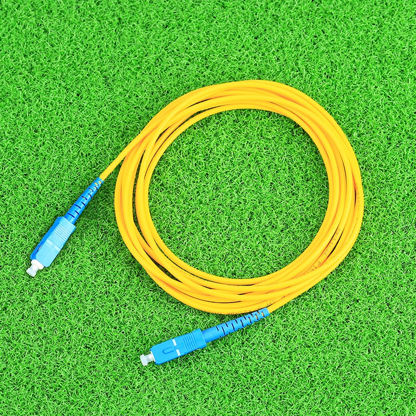 SC-SC волоконно-оптический джемпер FTTH однорежимный одножильный волоконный
