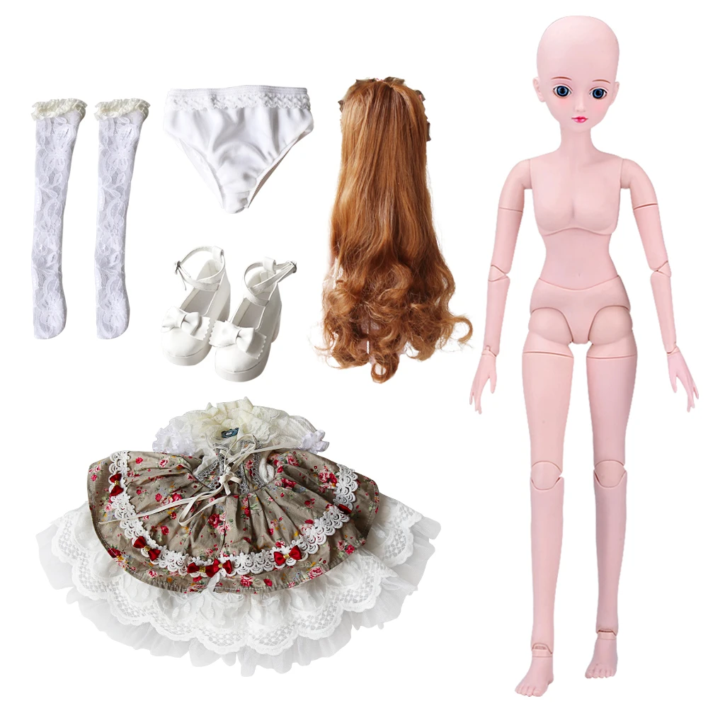 UCanaan/1/3 BJD куклы детские игрушки 19 мячом Соединенных Body с полной аксессуары для