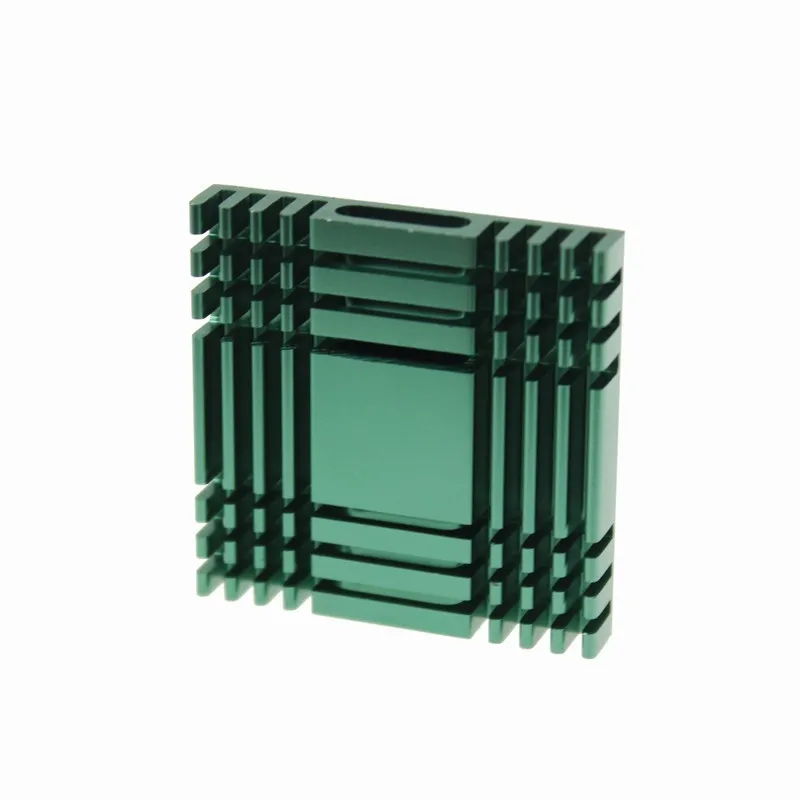 30 шт./лот 37 мм x 6 зеленый Охлаждающий радиатор из алюминия|aluminum heatsink|cooler heatsinkheat sinks