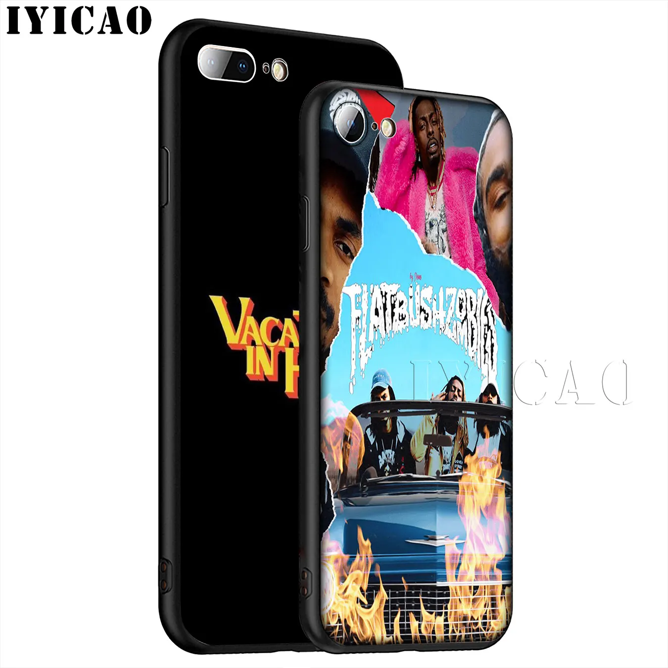 IYICAO Flatbush Zombies Мягкий силиконовый чехол для телефона iPhone XR X XS 11 Pro Max 6 6S 7 8 Plus 5 5S SE