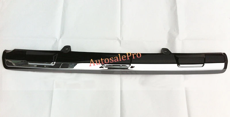 Хромированная жемчужно белая накладка на задний бампер для Toyota Land Cruiser Prado Fj150 2010