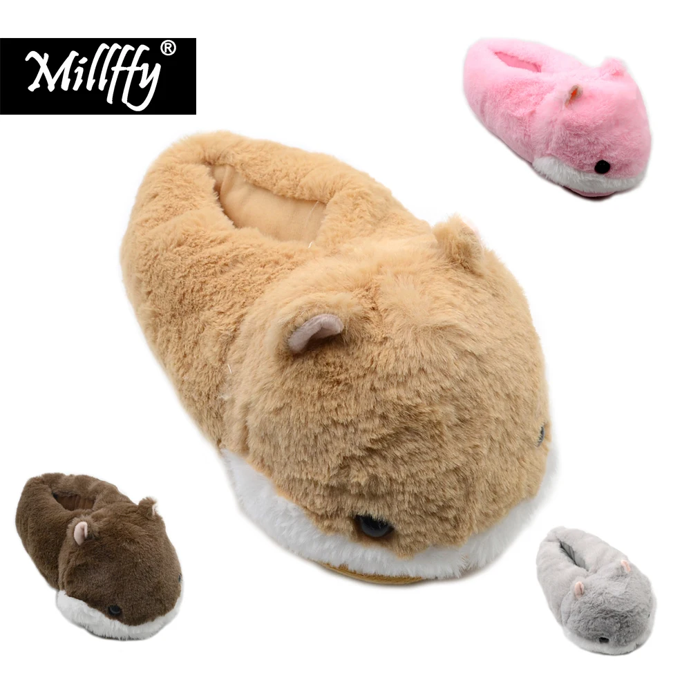 Millffy/милые розовые женские зимние мягкие плюшевые Нескользящие домашние теплые