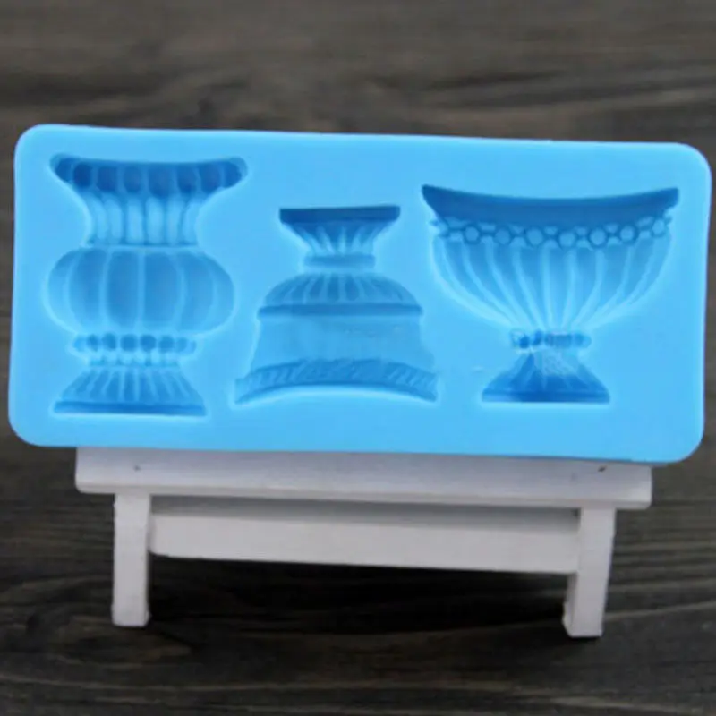 3D винтажная силиконовая форма для помадки выпечки шоколадного мыла