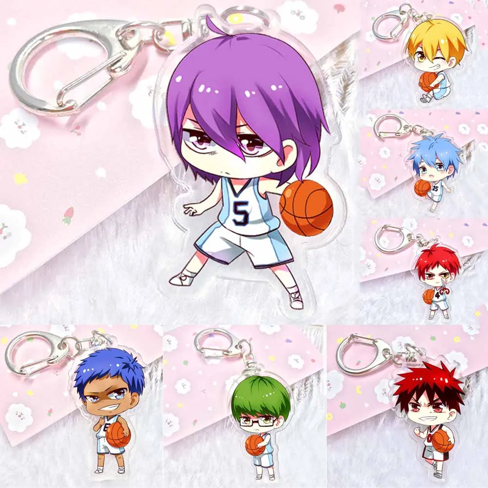 Акриловый брелок Kuroko без корзины подвеска для автомобильного ключа аксессуары