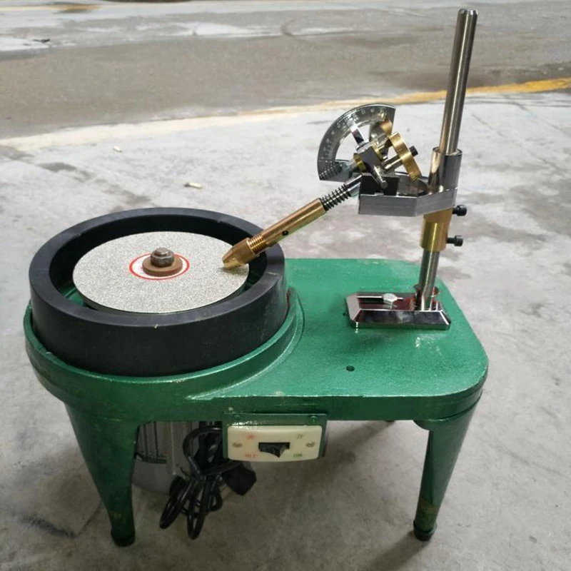 gem Faceting Machine Grinding Faceted manipulator jewels playing angle flat mill polishing stone angles 96 index wheels handle |