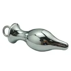 Металлическая Анальная пробка среднего размера 34*96 мм с кристаллами, серебряные ювелирные изделия из нержавеющей стали, Анальная пробка, интимные игрушки