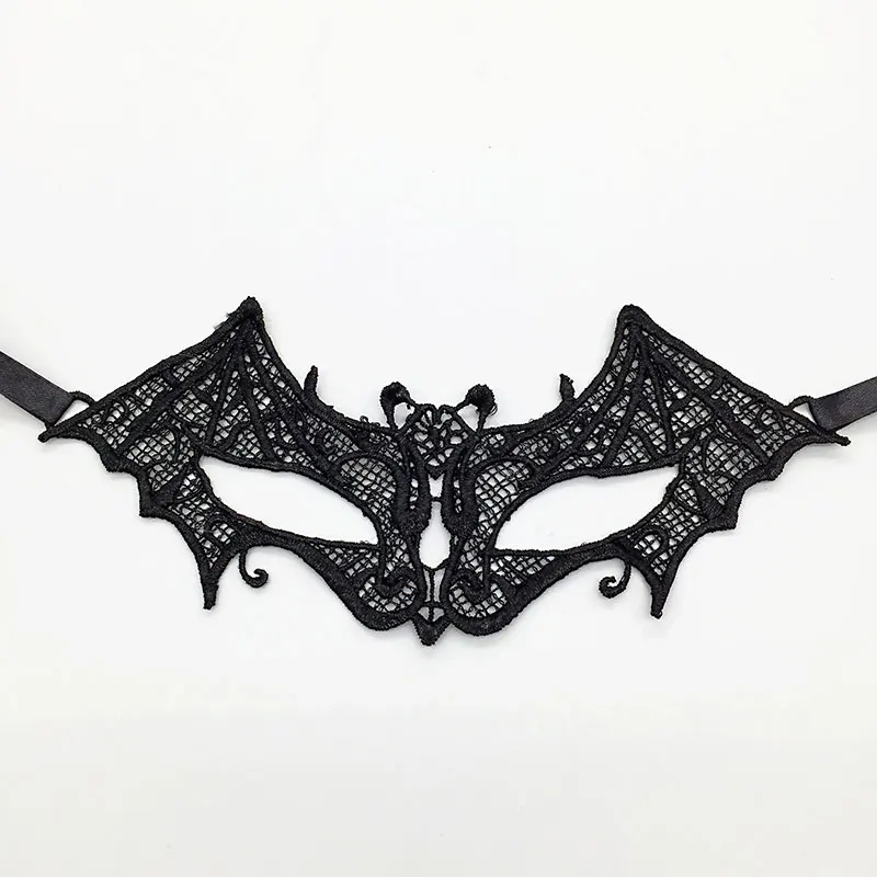 Black Unshaped 1 шт. маскарадные маски на Хэллоуин для женщин карнавал Марди Гра реквизит карнавал сексуальный кружевной маска венитьен маска - Цвет: Black Unshaped