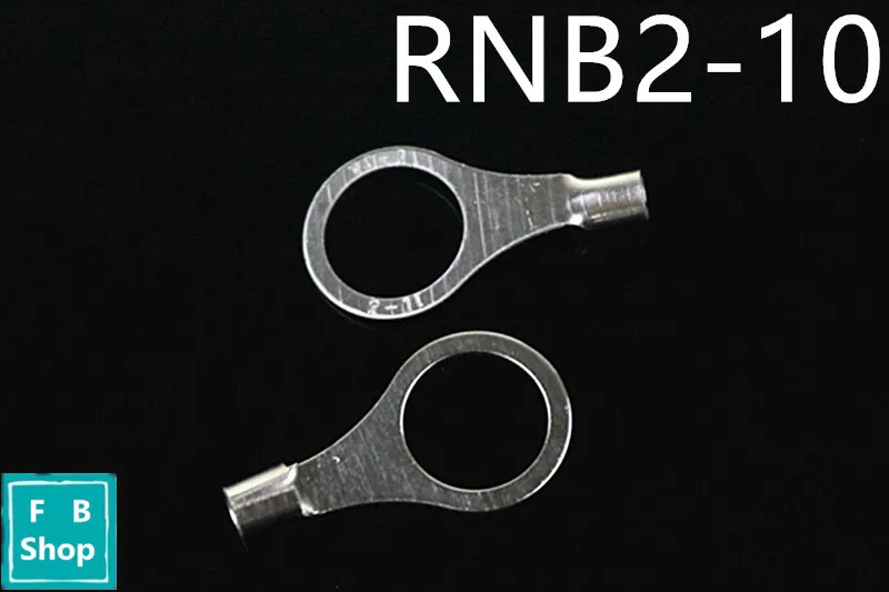 1000 шт RNB2-10 (тип к) неизолированный кольцевой терминал Электрический провод