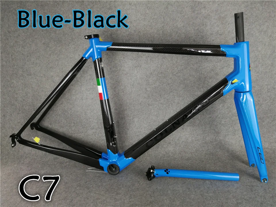 18 цветов T1000 CARROWTER Colnago C60 карбоновая рама для дорожного велосипеда с 48/50/52/54/56 см BB386 3 к матовая/глянцевая