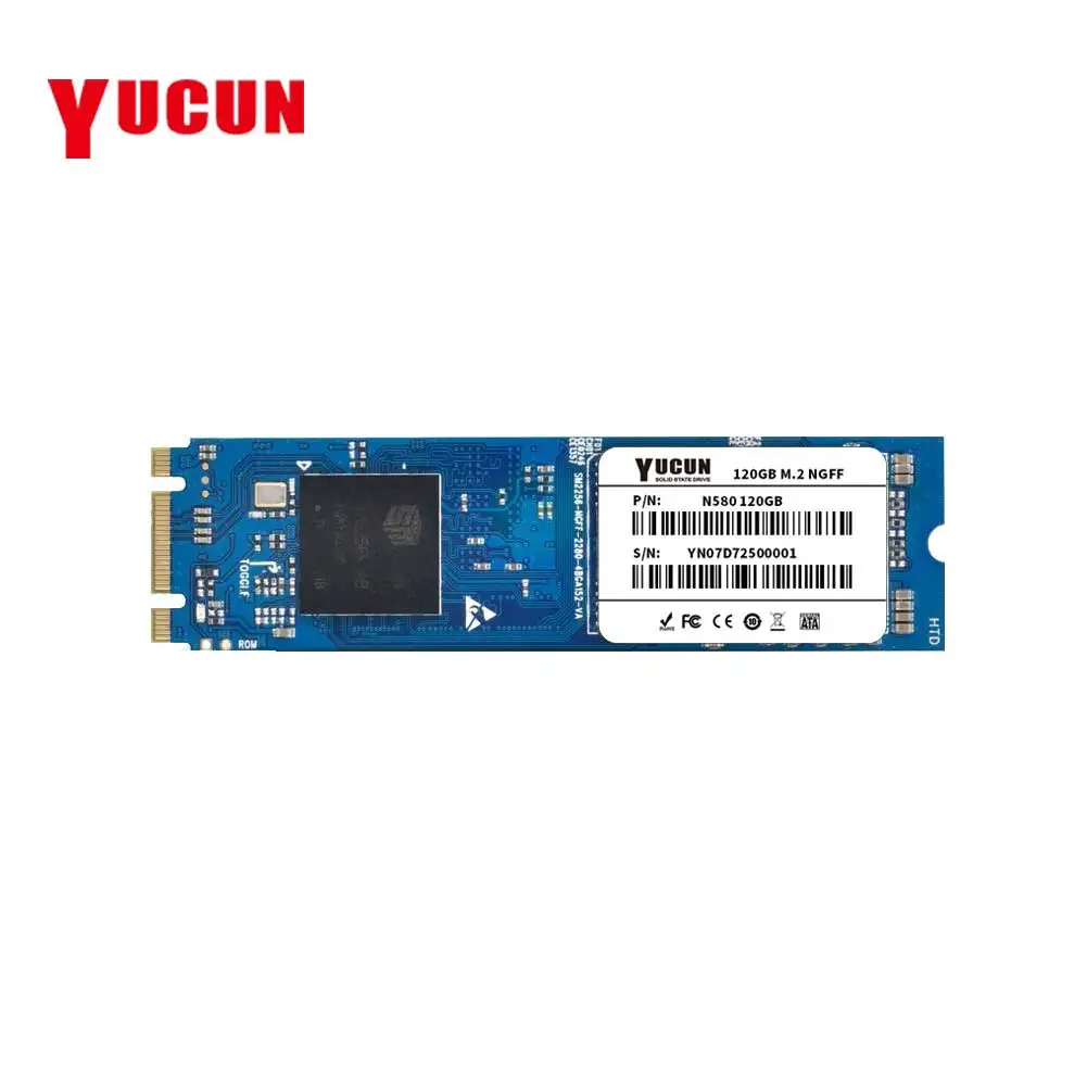 YUCUN бренд M.2 NGFF 240 ГБ 120 SSD Внутренний твердотельный накопитель 256 128 Гб жесткий диск