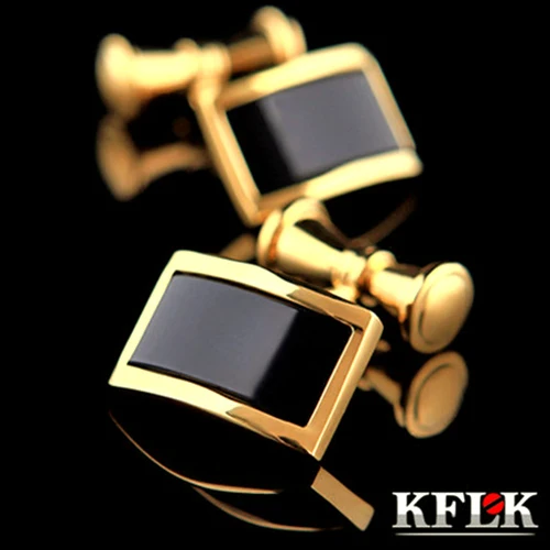 KFLK Роскошные Горячие Запонки для рубашек мужчин брендовые запонки на пуговицах