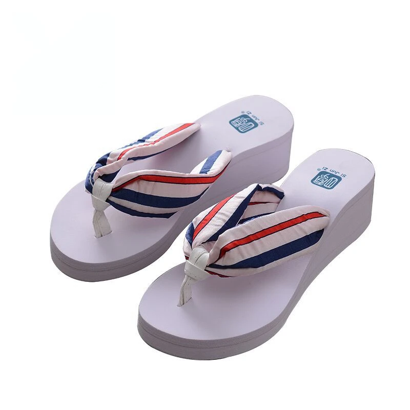 2019 г. Новая летняя Классическая пляжная обувь EVA шлепанцы на танкетке женские |