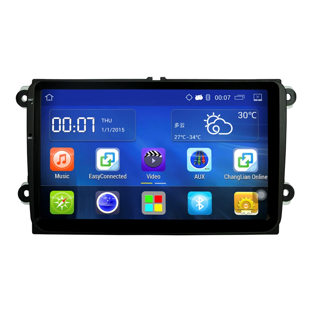Центральный multimidia 1DIN Android 5 1 9 &quotемкостный gps BT Wi Fi плеер для Volkswagen VW Passat Гольф MK5/6