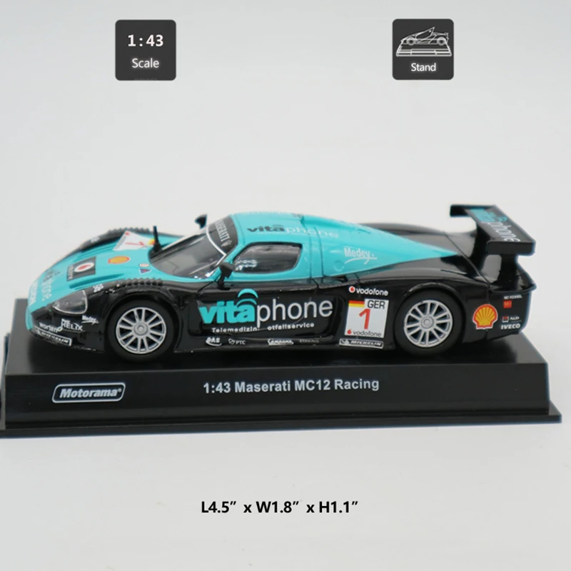 Гоммат 1/43 мотама 320SI/Z4M/мурциеллаго/MC12 Модель гоночного автомобиля 1:43 литые