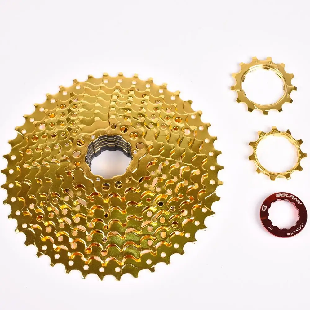 Велосипед Freewheel BOLANY MTB Cassete 9 S 27S 11-42T 50T 32T горный велосипед запчасти 9 скоростная кассета свободного хода велосипеда совместимы с золотом