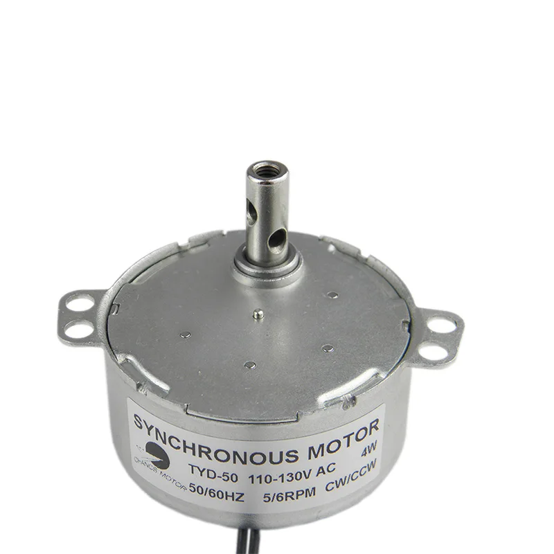 CHANCS TYD50 синхронный двигатель AC 110 V 5-6R/мин CW/CCW крутящий момент 6кг. см