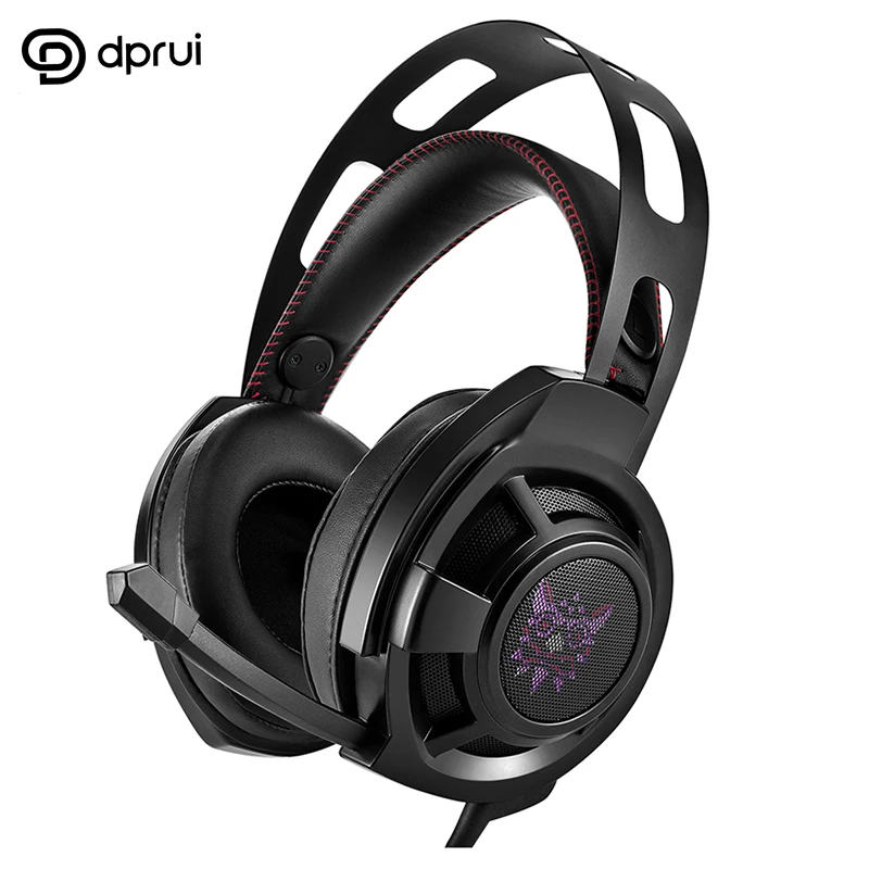 DPRUI игровые наушники PS4 с шумоподавлением игровая гарнитура для компьютера