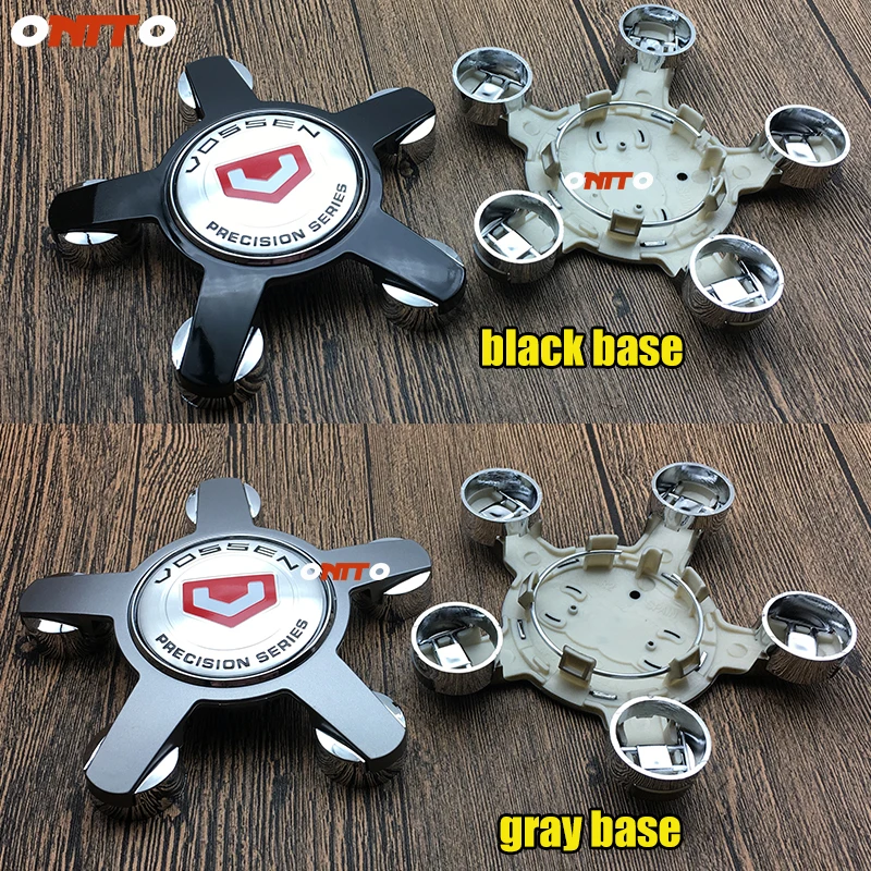 Стайлинг автомобиля 135 мм 5 зажимов серая/черная наклейка с логотипом VOSSEN 56 значок