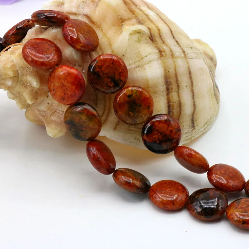 Новое поступление Оптовая DIY Интимные аксессуары оранжевый камень Монета Форма 14