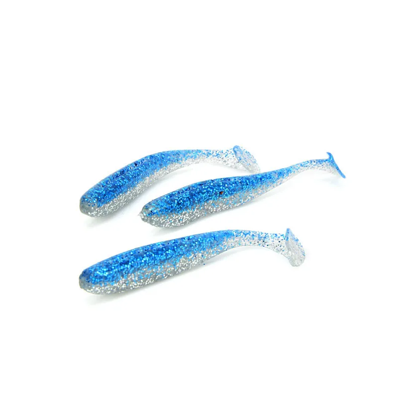 5 PCS/ lot 65 mm 1.8 g Fishing Bait Easy Swim Baits Soft Silicone Double Color Carp Artificial Tackle | Спорт и развлечения