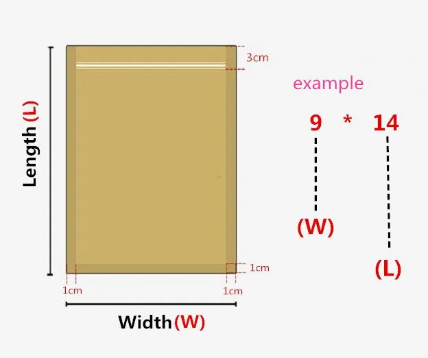 100 шт./лот-7*10 см маленький размер застежка-молния пакет из крафт-бумаги с