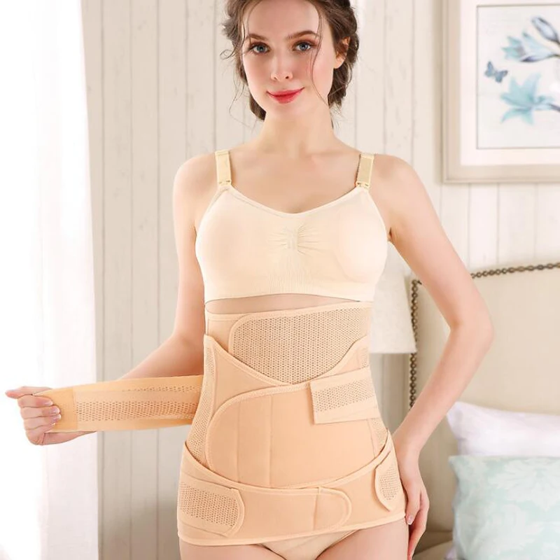 

Waist Polyester Postpartum Abdominal Belt Recovery Belly/abdomen/pelvis Shapewear Breathable 3in1 Belly Special Offer Slim Belt