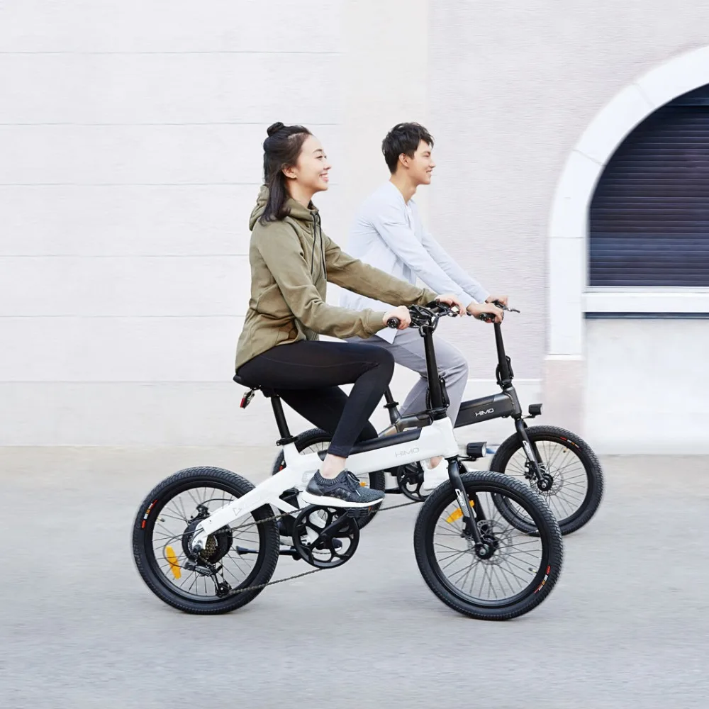Xiao MI himo 20 дюймов электрический велосипед 36v10ah 250 Вт DC двигатель городской ebike легкий Электрический вспомогательный велосипед Pas Диапазон 80 км