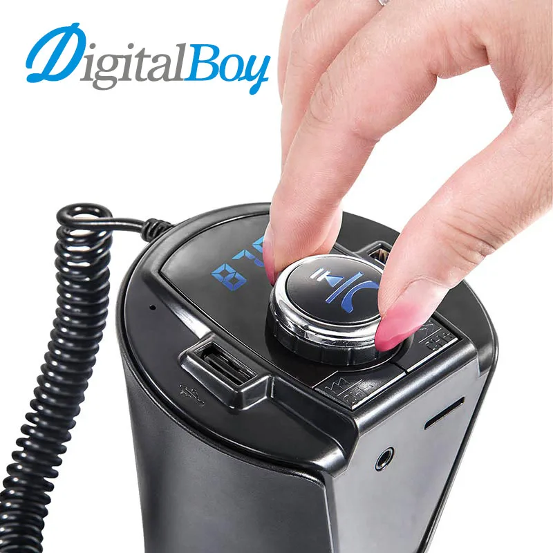 Digitalboy Bluetooth Car Kit MP3 плеер Беспроводной Handsfree fm передатчик Dual USB Автомобильное