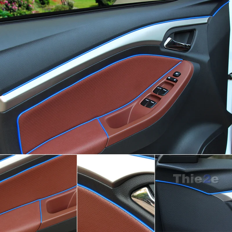 Стайлинг автомобиля внутренняя отделка автомобильные наклейки для audi a4 b8 ford focus