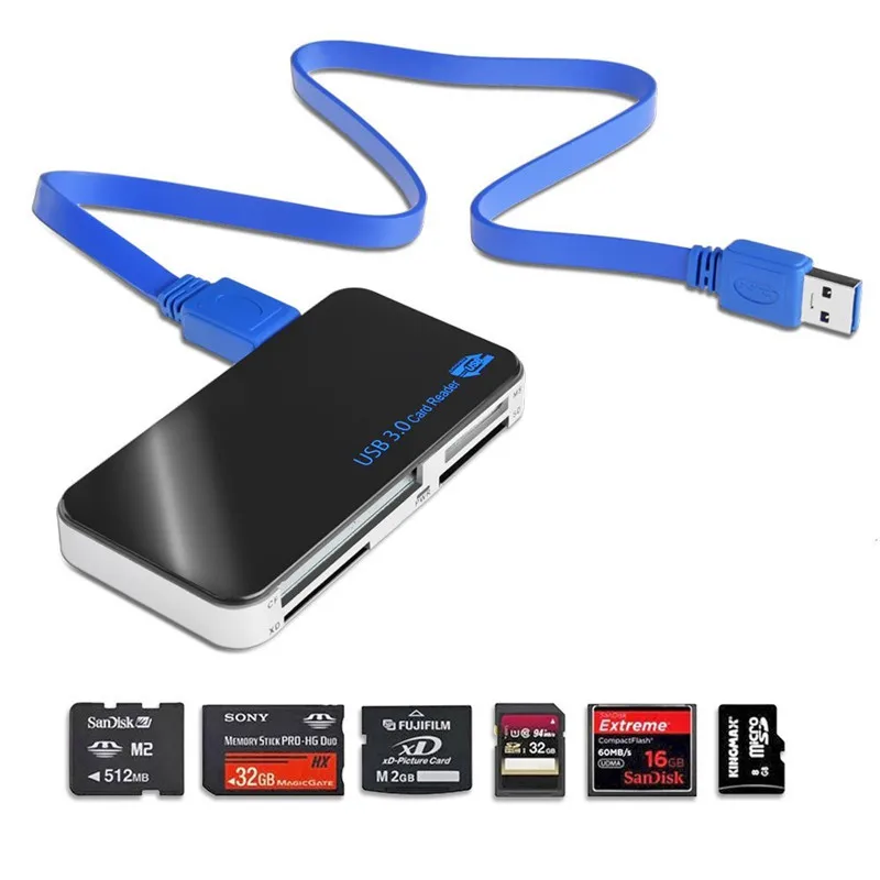 Устройство для чтения sd карт Baolyda USB 3 0 OTG/CF/Multi Card Reader SD/Micro SD/TF/CF/MS Compact Flash Smart