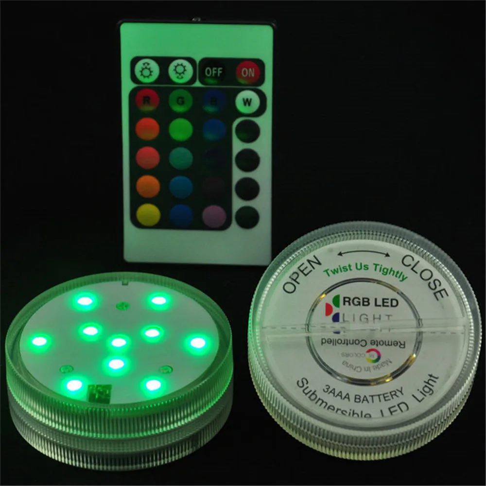

3AAA Battery Operated Hanging Submersible LED Light Base Paper Lantern Lighting with Remote Controller