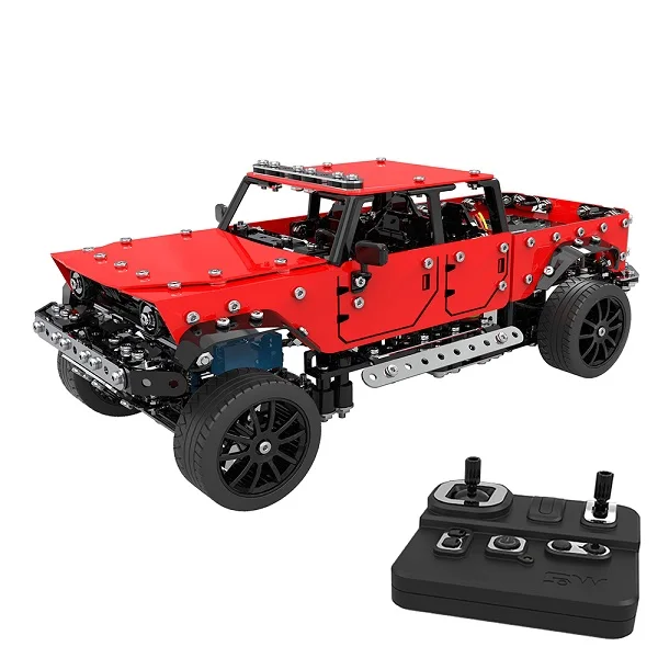 Фиолетовый 1:16 25 км/ч RC автомобиль из нержавеющей стали 2CH пульт дистанционного управления DIY сборка джипа RC внедорожный автомобиль детские игрушки - Цвет: Фиолетовый
