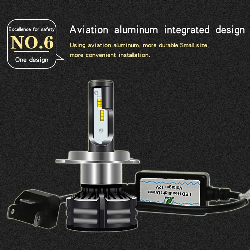 3 цвета H1 H3 H7 Led для авто лампы 3000K 4500K 6000K светильник вождения 9005 Hb3 9006 Hb4 H8 H9 H11