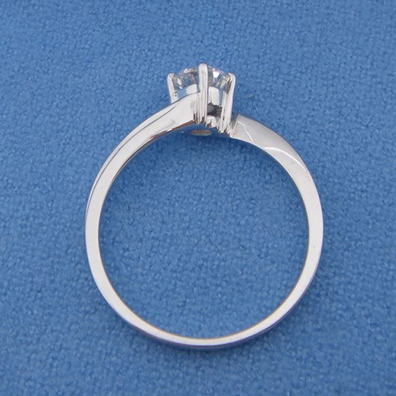 Сертифицированная элегантная Бриллиантовая Диагональ 18K бриллиантовая 0 50 карат