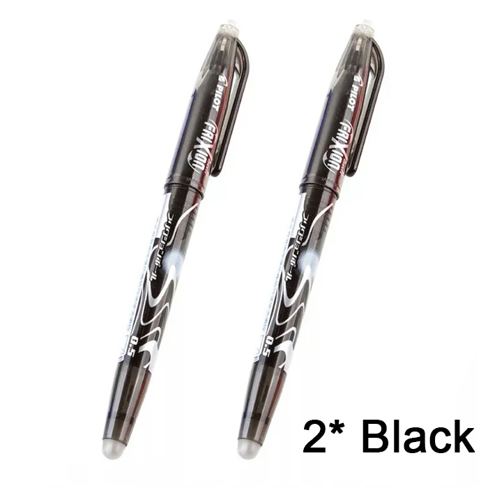 Pilot Frixion LFB-20EF-B цвета стираемый маркер гелевая чернильная ручка Средний наконечник 0,5 мм для Elfinbook [дополнительные варианты] - Цвет: 2 Black