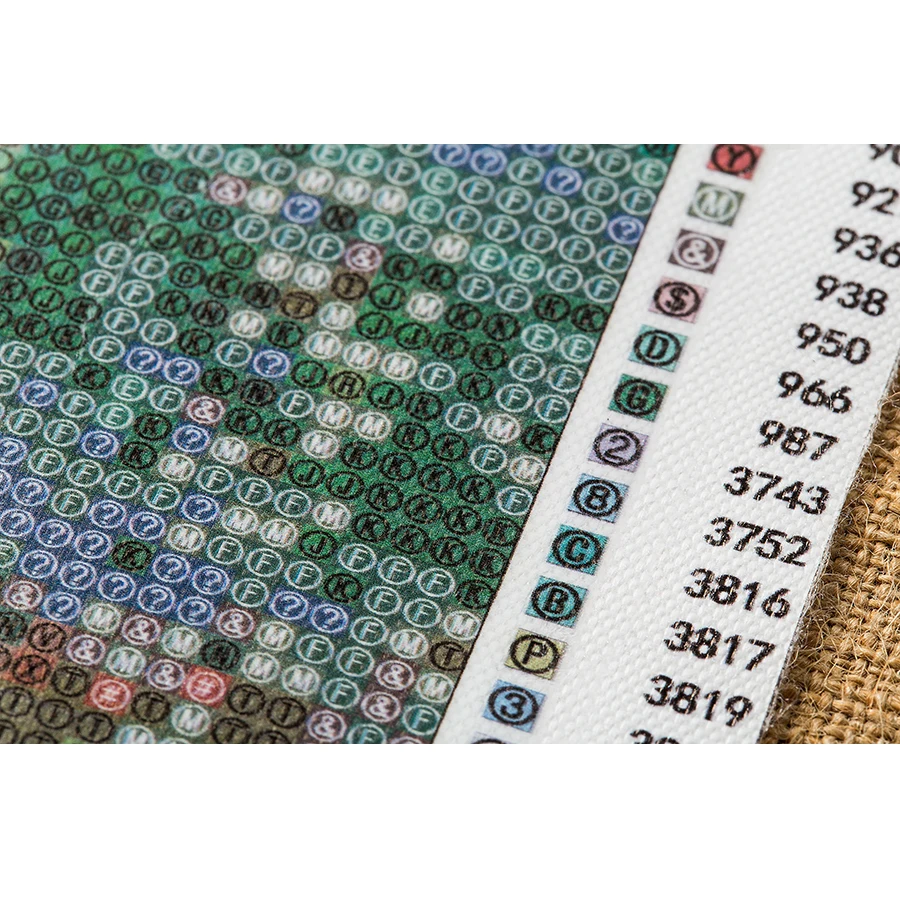 Рукоделие DIY 5D круглая алмазная живопись вышивка 3D Алмазная с узором горный