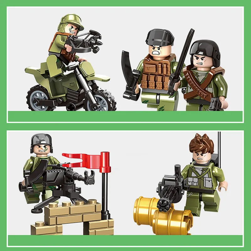 Военный блок конструктор kitooz военный для мальчиков|construction toys|toys forheavy fire |