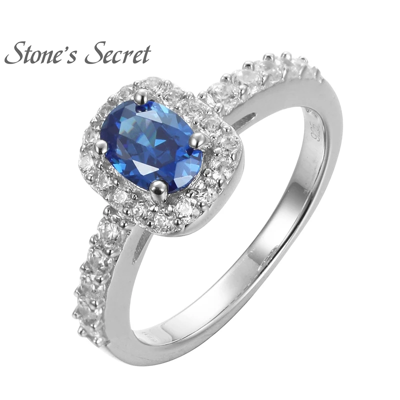 Classic Design Created Tanzanite Ring 925 Sterling Silver Wedding Jewelry for Women New Fashion | Украшения и аксессуары
