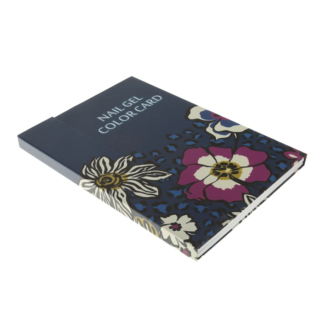180 Colors Nail Gel Polish Display Book Chart Art Salon UV Dark Blue |