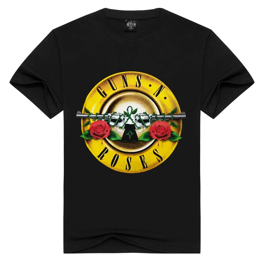 Мужская/женская футболка с надписью Guns n'roses модные женские летние топы
