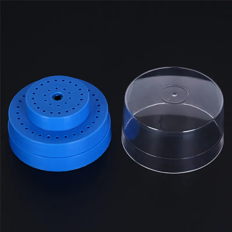 1 pcs Nail Drill Bit Holder Stand Displayer Organizer Container Transparent Cover Manicure Art Tool | Красота и здоровье