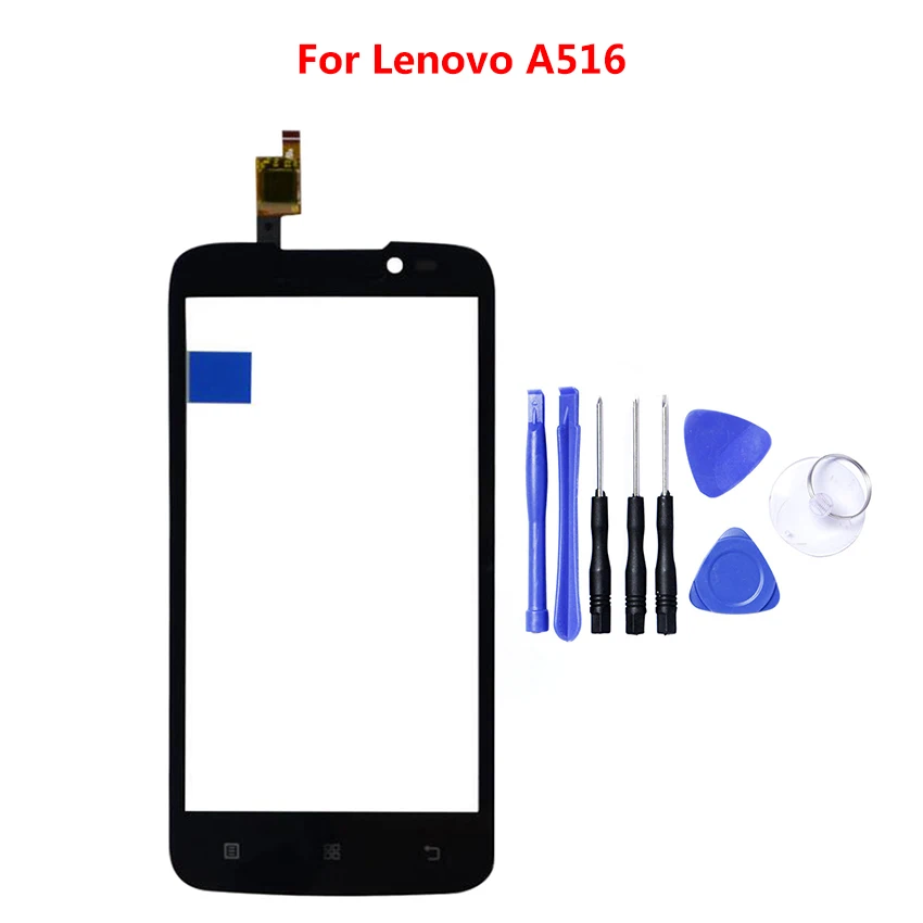 Качественная сенсорная панель для Lenovo A516 A 516 сенсорный экран дигитайзер передняя