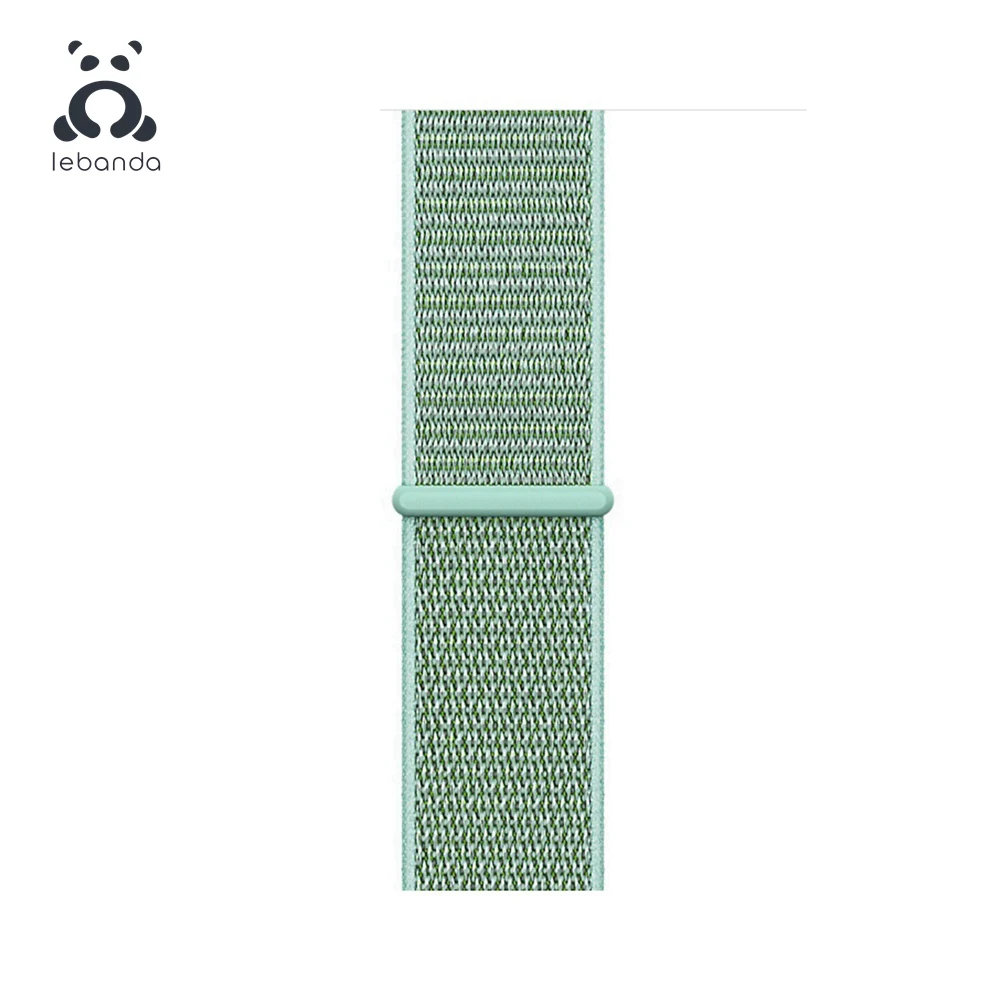 Marine Green Lebanda Sport loop для apple watch 5, 4, 3, 2, 1, ремешок для iwatch 38, 40, 42, 44 мм, тканый нейлоновый ремешок, Аляска, синий - Цвет ремешка: Marine Green