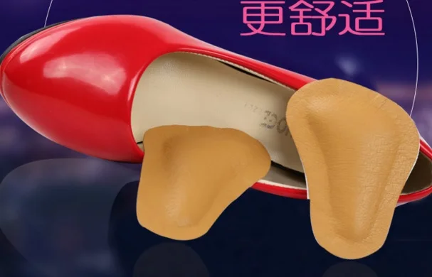 Протектор на высоком каблуке для ног Кожаная подушка ортопедическая стелька