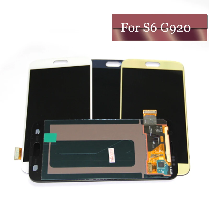Совместим с ЖК-дисплеем Samsung galaxy S6 сенсорным экраном G920i G920P G920f G920V G920A G920W8 |