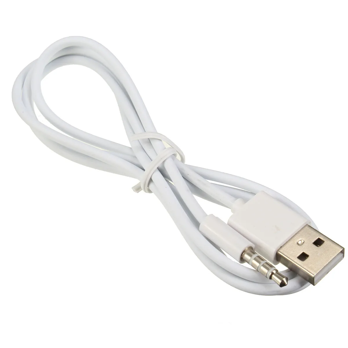 Белый USB 2 0 штекер для наушников 3 5 мм аудио AUX автомобильный кабель зарядное