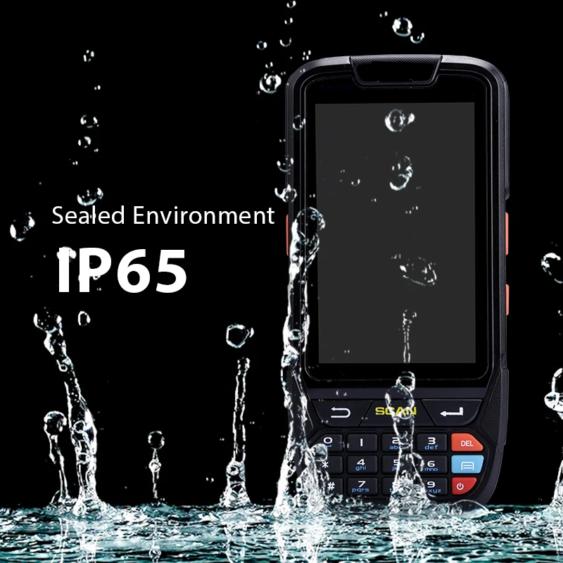 Android 7.0 PDA Handheld POS Terminal 4G Touch Screen 1D Barcode Scanner Wireless Wifi Bluetooth GPS Reader | Компьютеры и офис