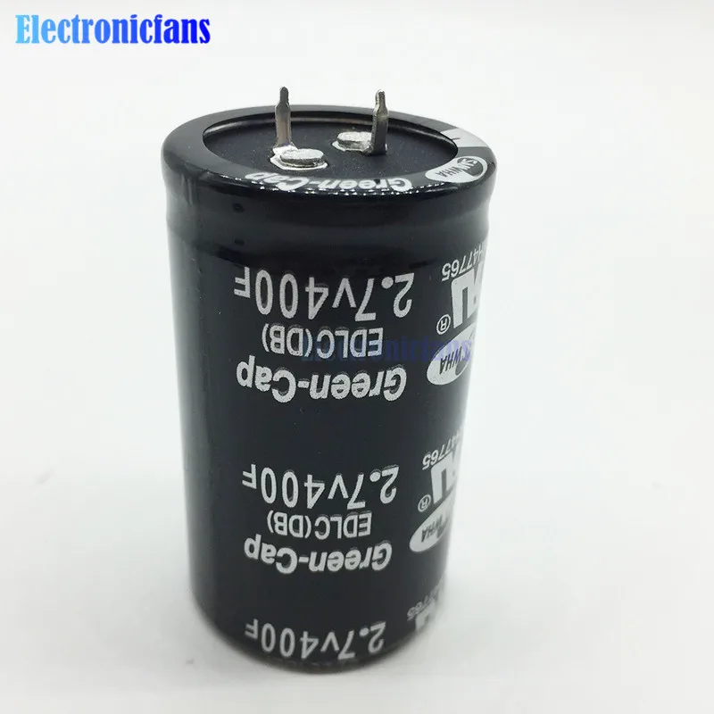 Супер фарад конденсатор 2 7 в 400F 60*36 мм 2.7V400F 60x36 низкая ESR высокочастотный Ultracapacitor